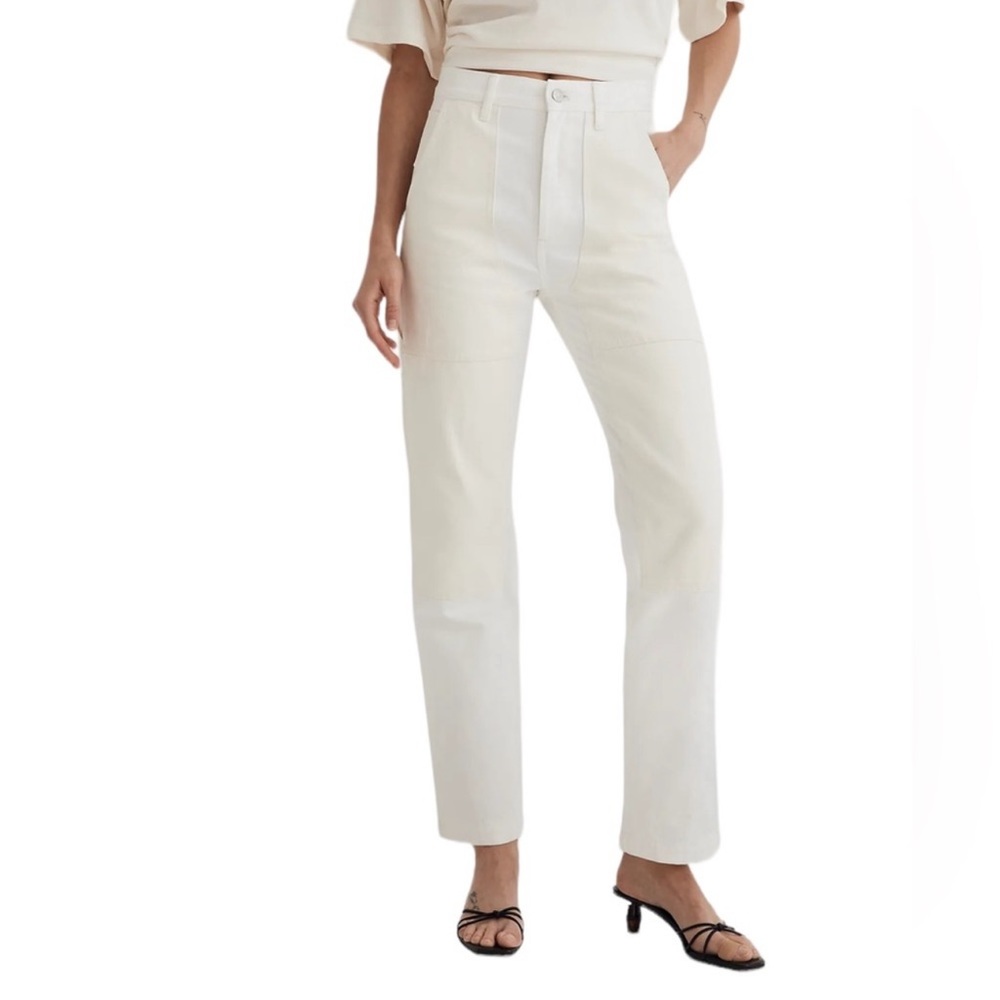 Madewell The '90s Straight Jean: Two-Tone Workwear Edition